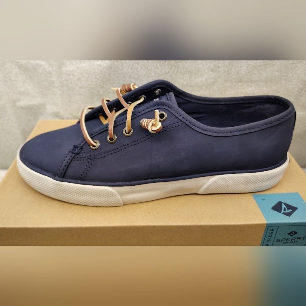 Sperry Top Sider Women's Navy Casual Shoes Sneakers Sz 7 - Picture 5 of 16